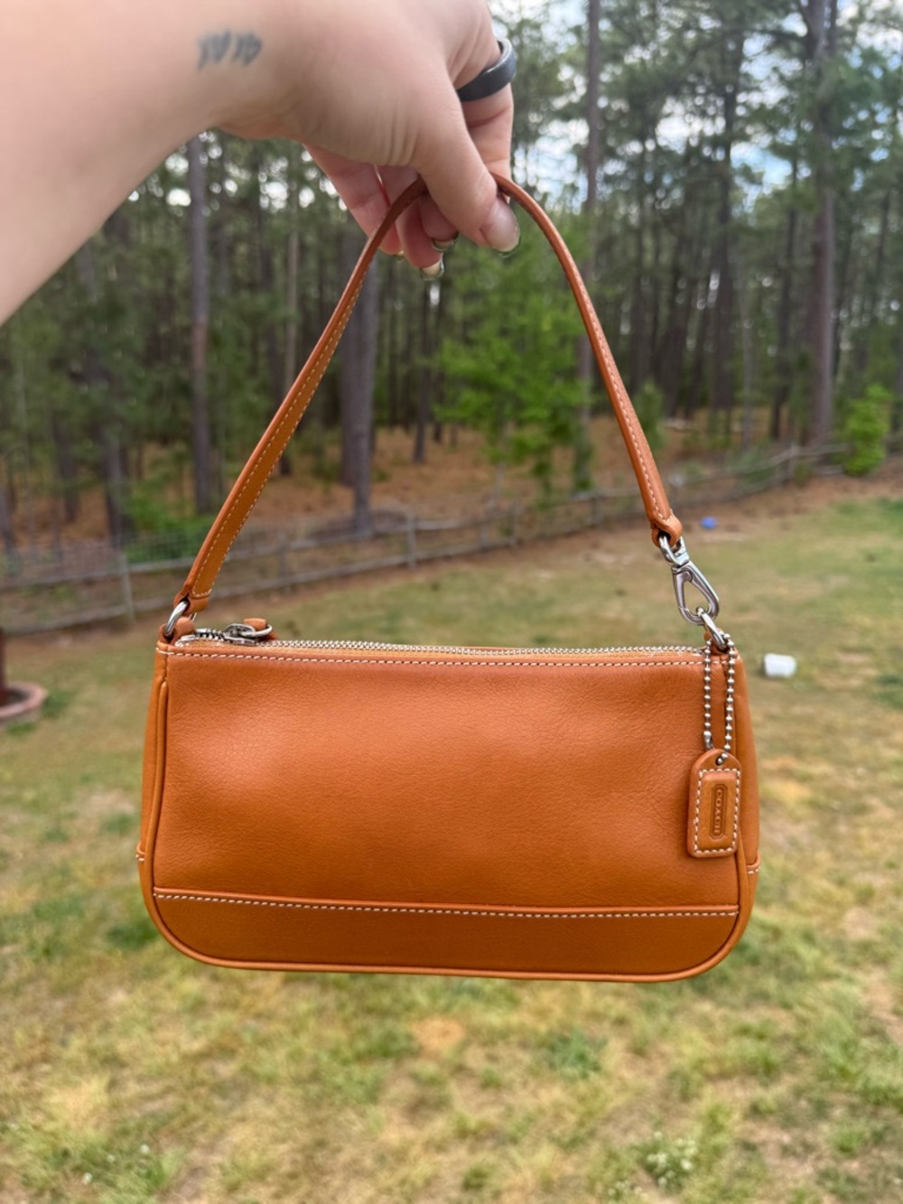 Coach Hampton Demi Baguette Bag